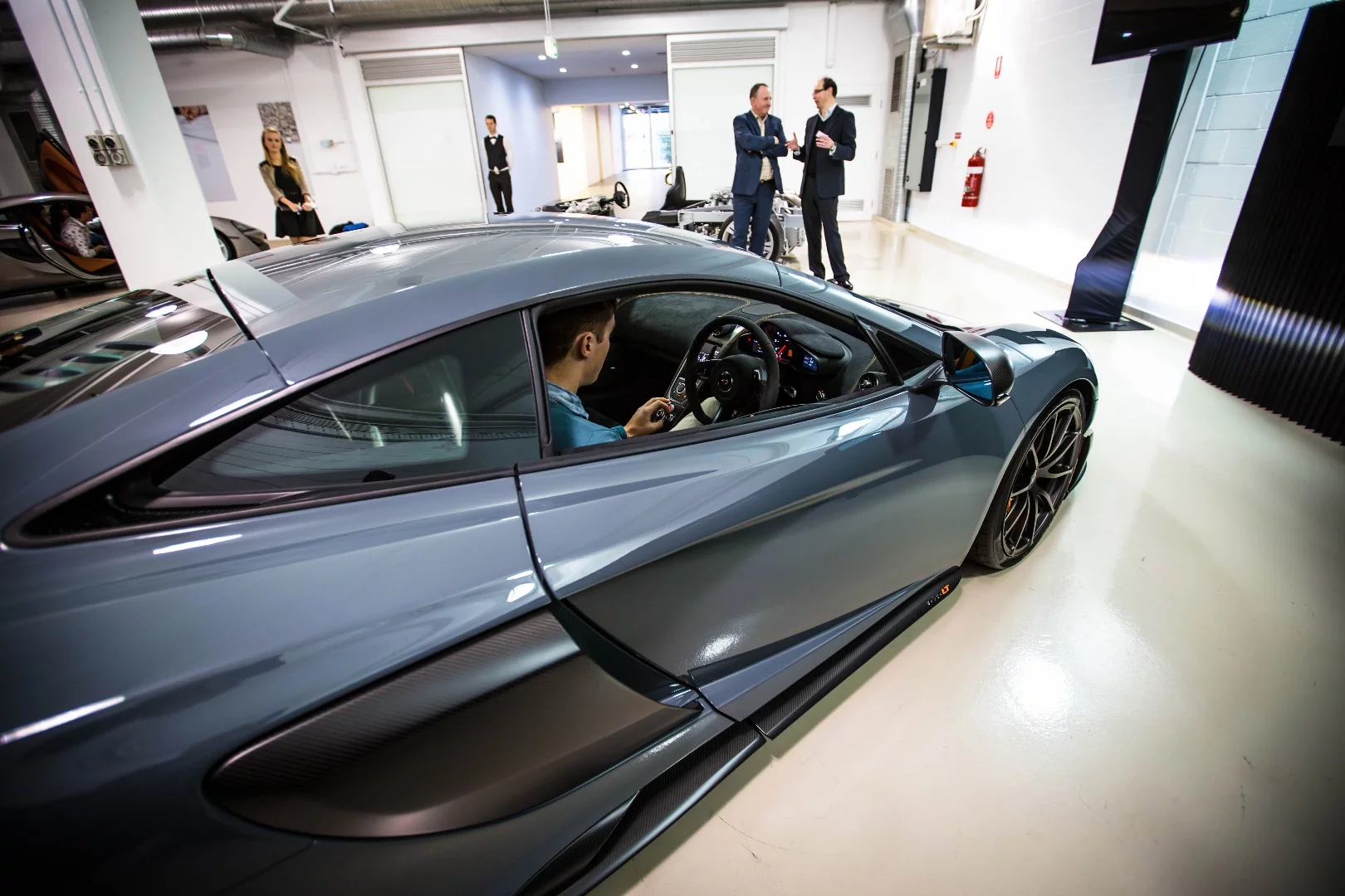 There's a surprising amount of room for tall drivers inside the cabin