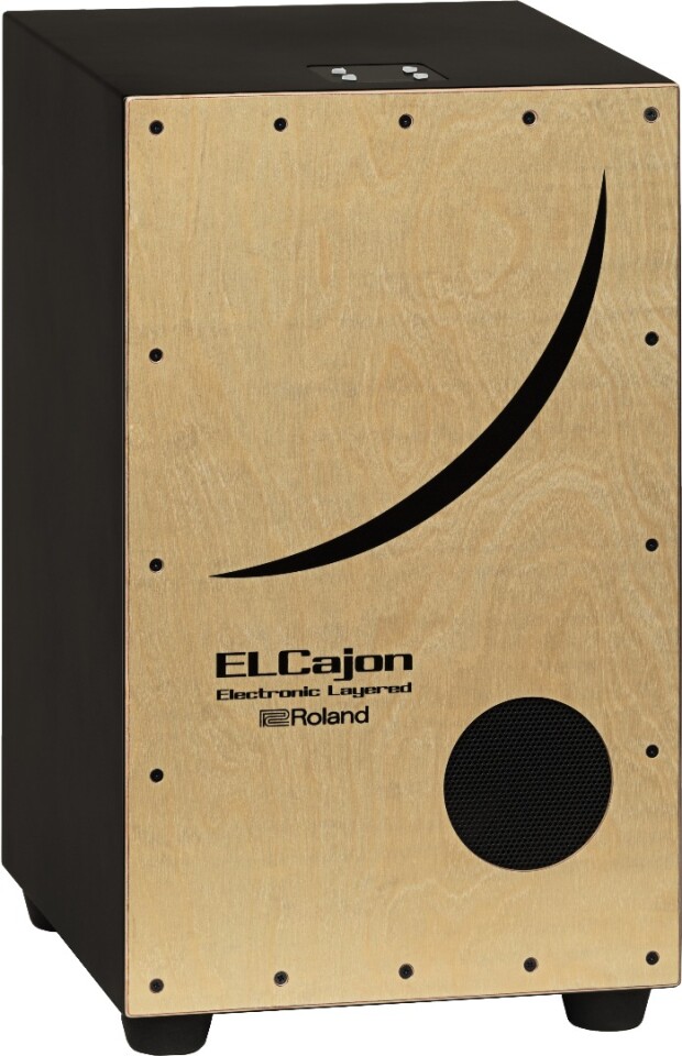 The 495 x 298 x 295 mm (19.5 x 11.7 x 11.6 in) EC-10 comprises an MDF resonance box with a sapele ply playing surface out front