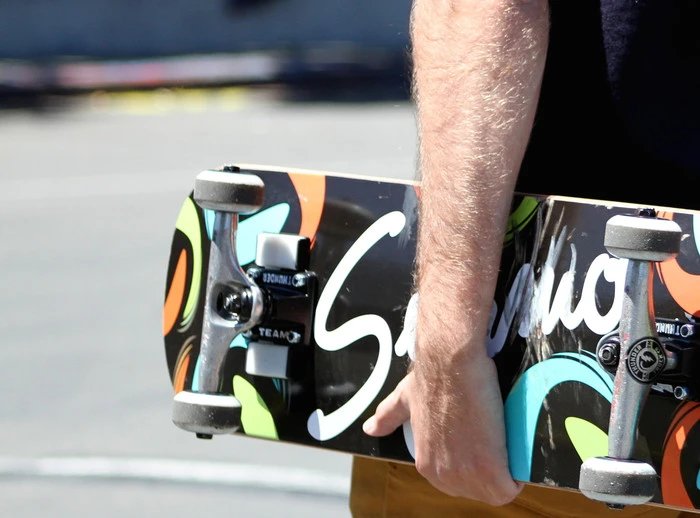 The Syrmo tracker is designed to replace the riser pad under the truck, meaning it can gauge statistics like air and distance without impacting the dynamics of the board
