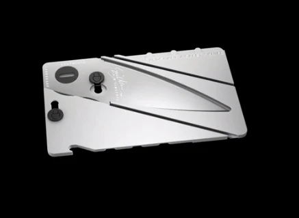 The Cardsharp4 travels as a 2.2-mm thick card