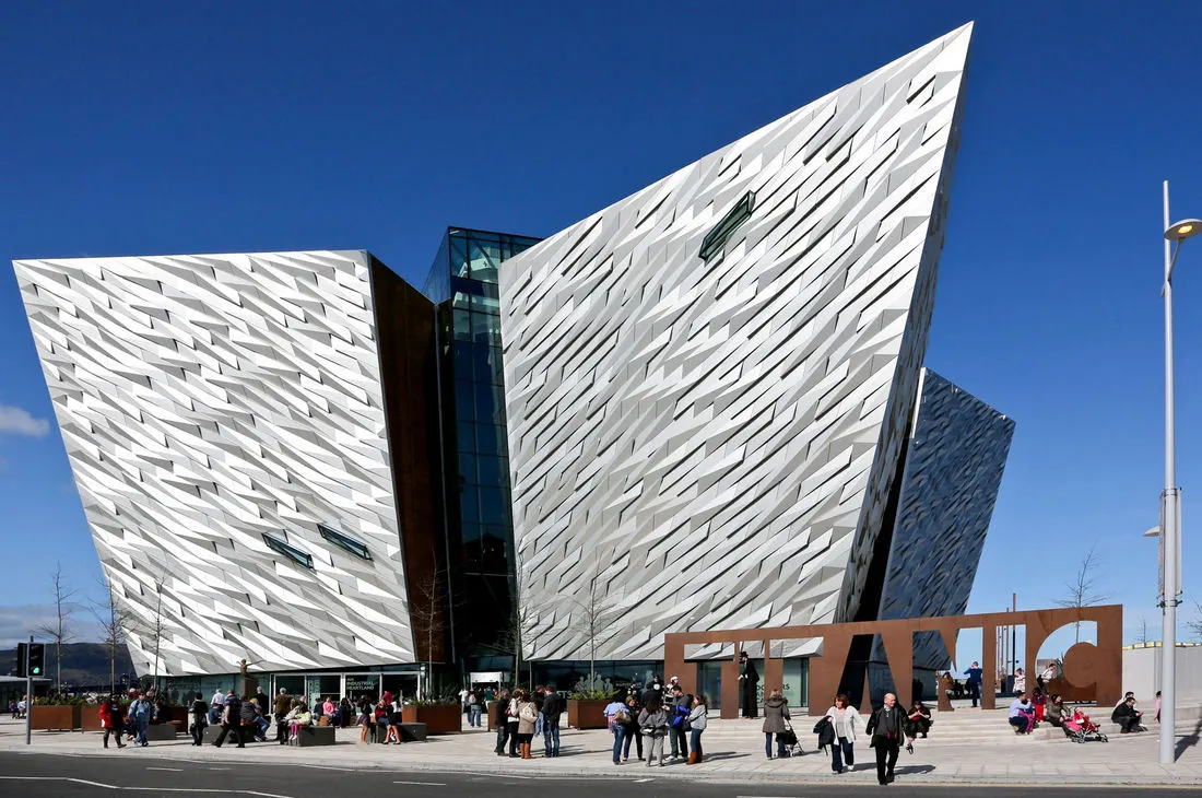 The TitanicBelfast museum in Belfast, Northern Ireland