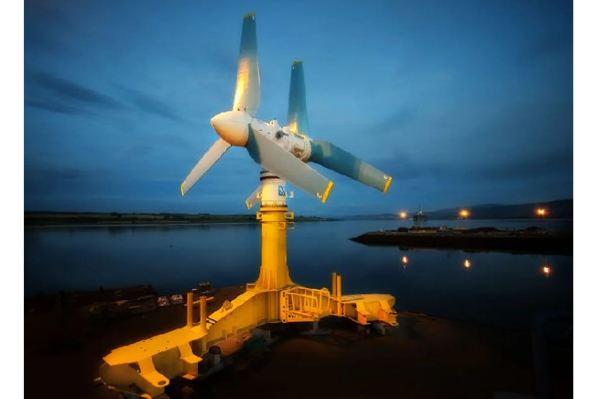 Atlantis Resources Corporation has just unveiled its recently completed AK1000 tidal turbine before it heads off to Orkney in Scotland for installation and connection to the grid