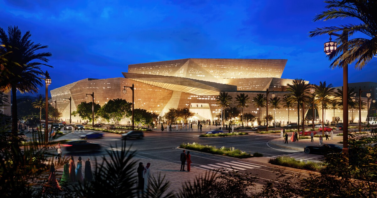 Riyadh opera house riffs on traditional Saudi architecture to stay cool
