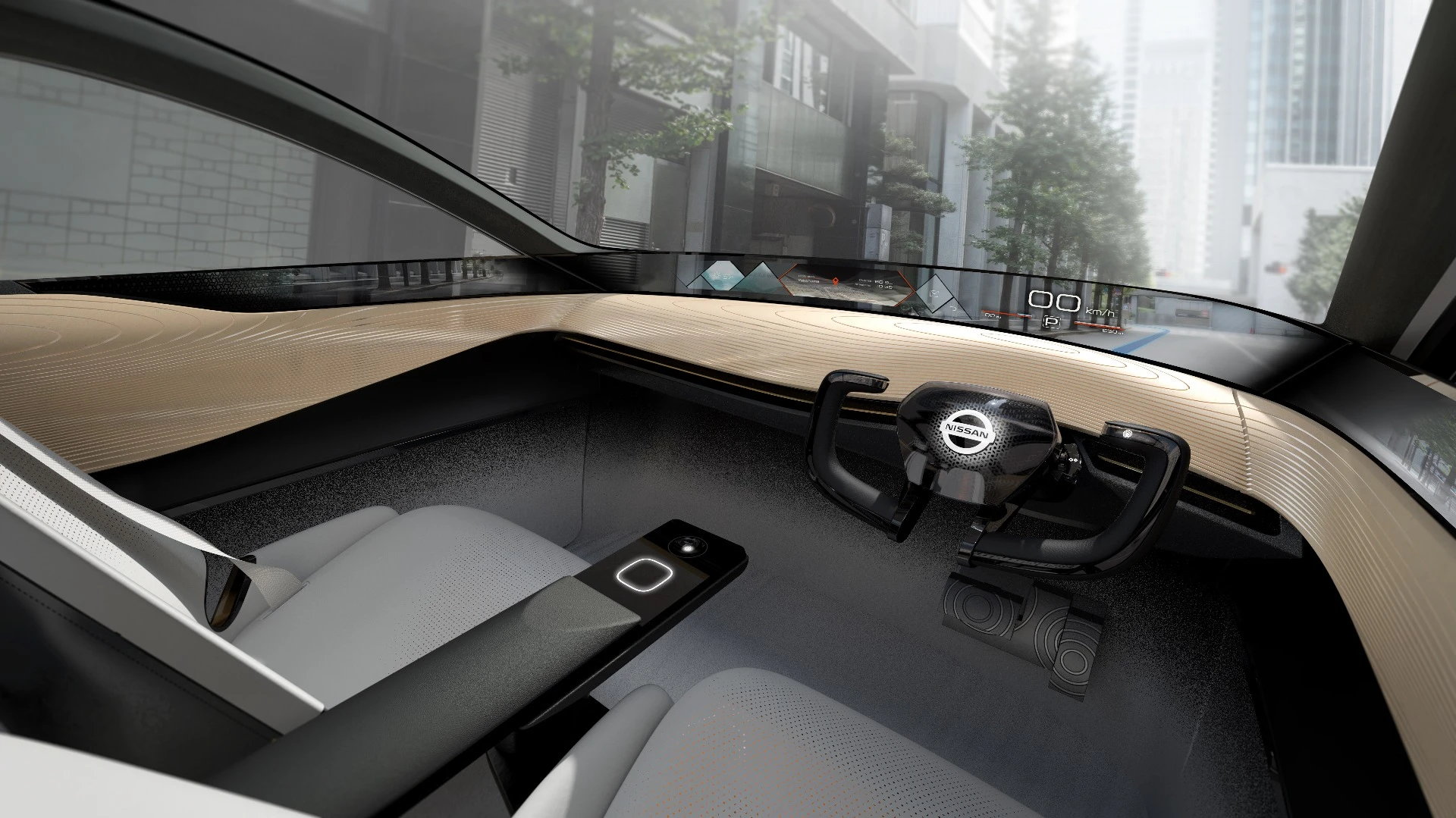 The delicate katanagare diagonal pattern on the seats is laser-etched
