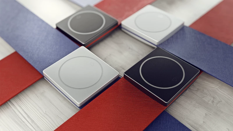 The thinnest smart watch of this kind, the Embrace snaps on, then tightens with a magnet for a perfect fit (Photo: Empatica)