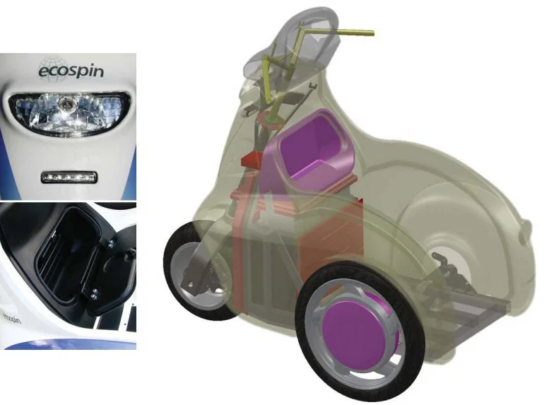 The Raptor features a proprietary power train, twin rear-wheel electric drive, and hot-swap batteries