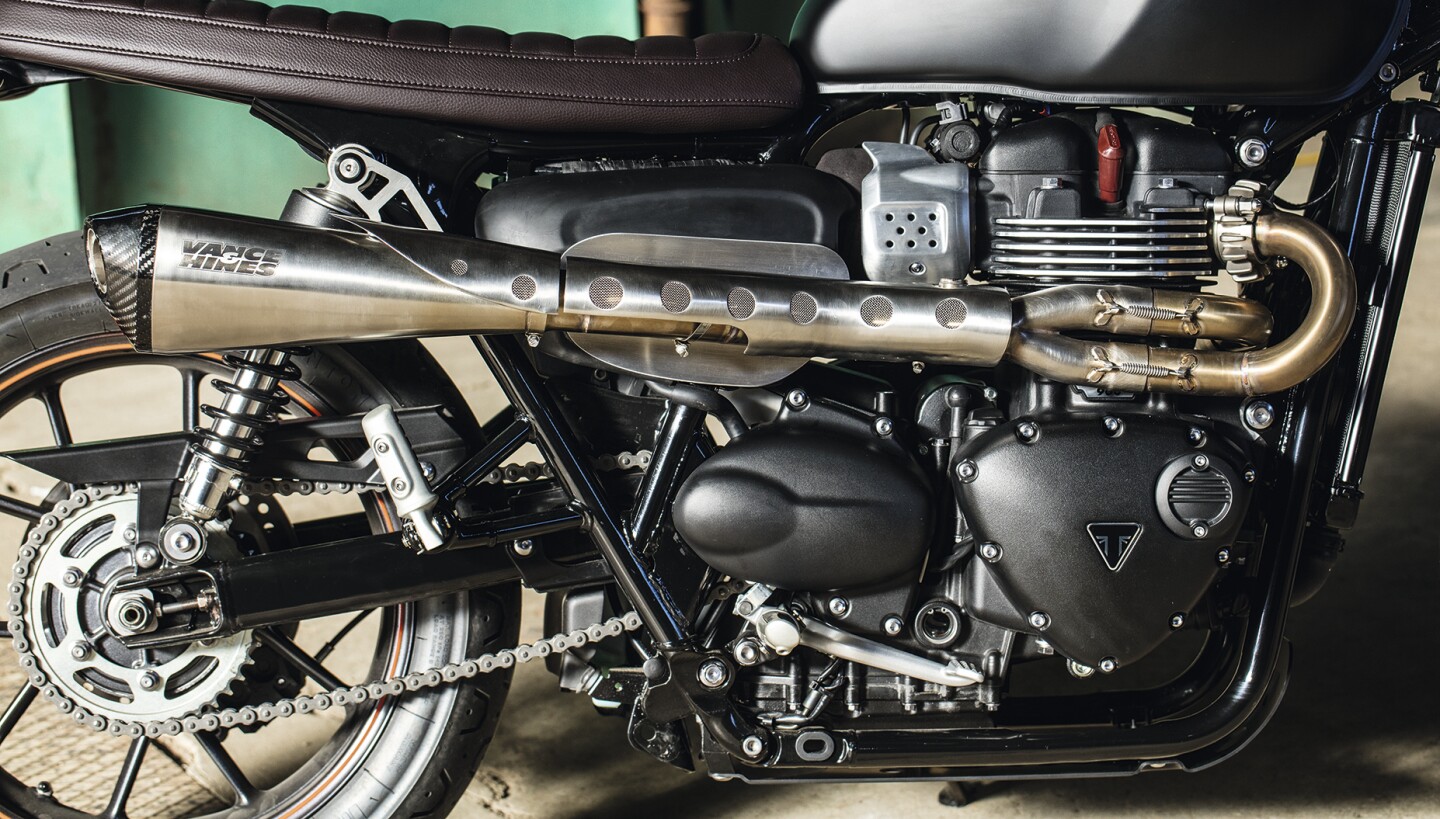 triumph bonneville 2 into 1 exhaust