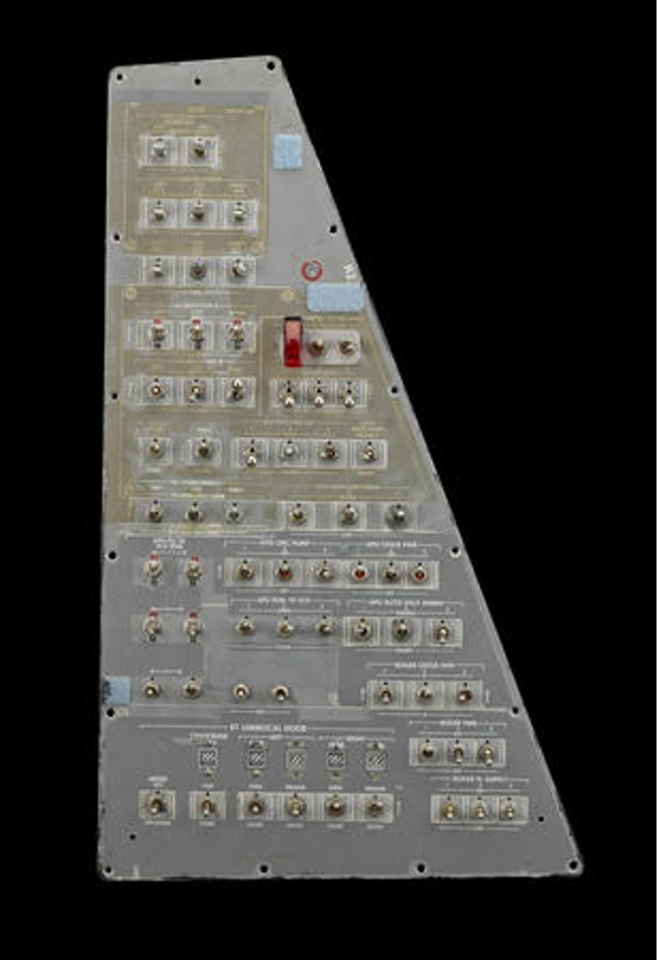 Space Shuttle simulator panel