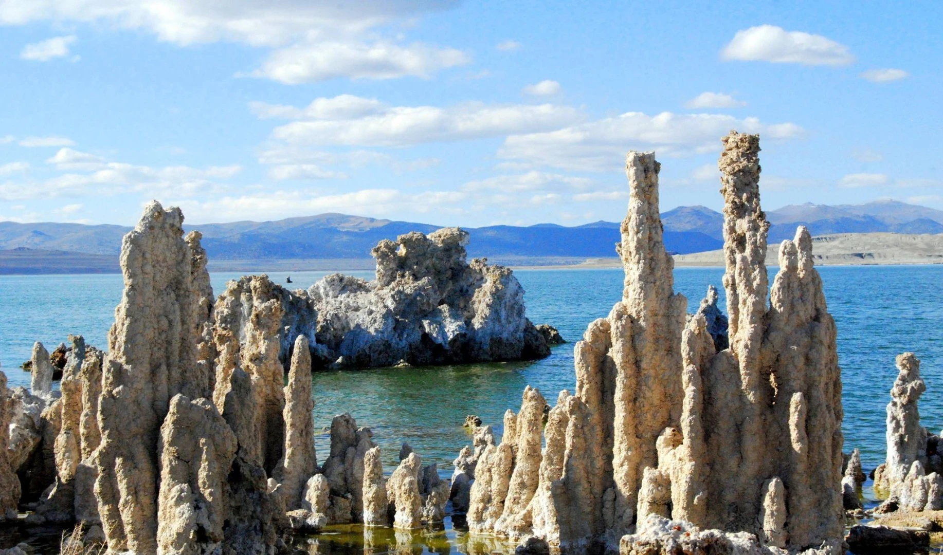 Mono Lake, California is similar to some environments in the Solar System where life may exist