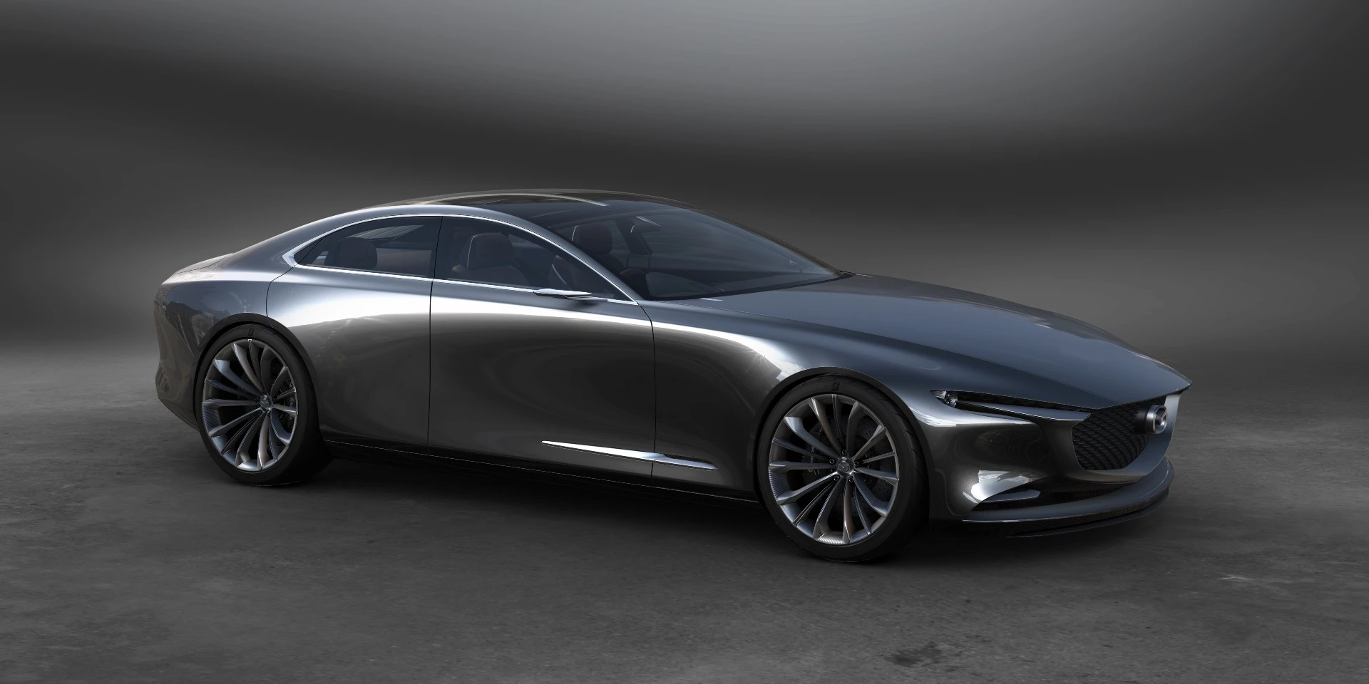 The winner of the The Most Beautiful Concept Car of 2017, the Mazda Concept Vision Coupe