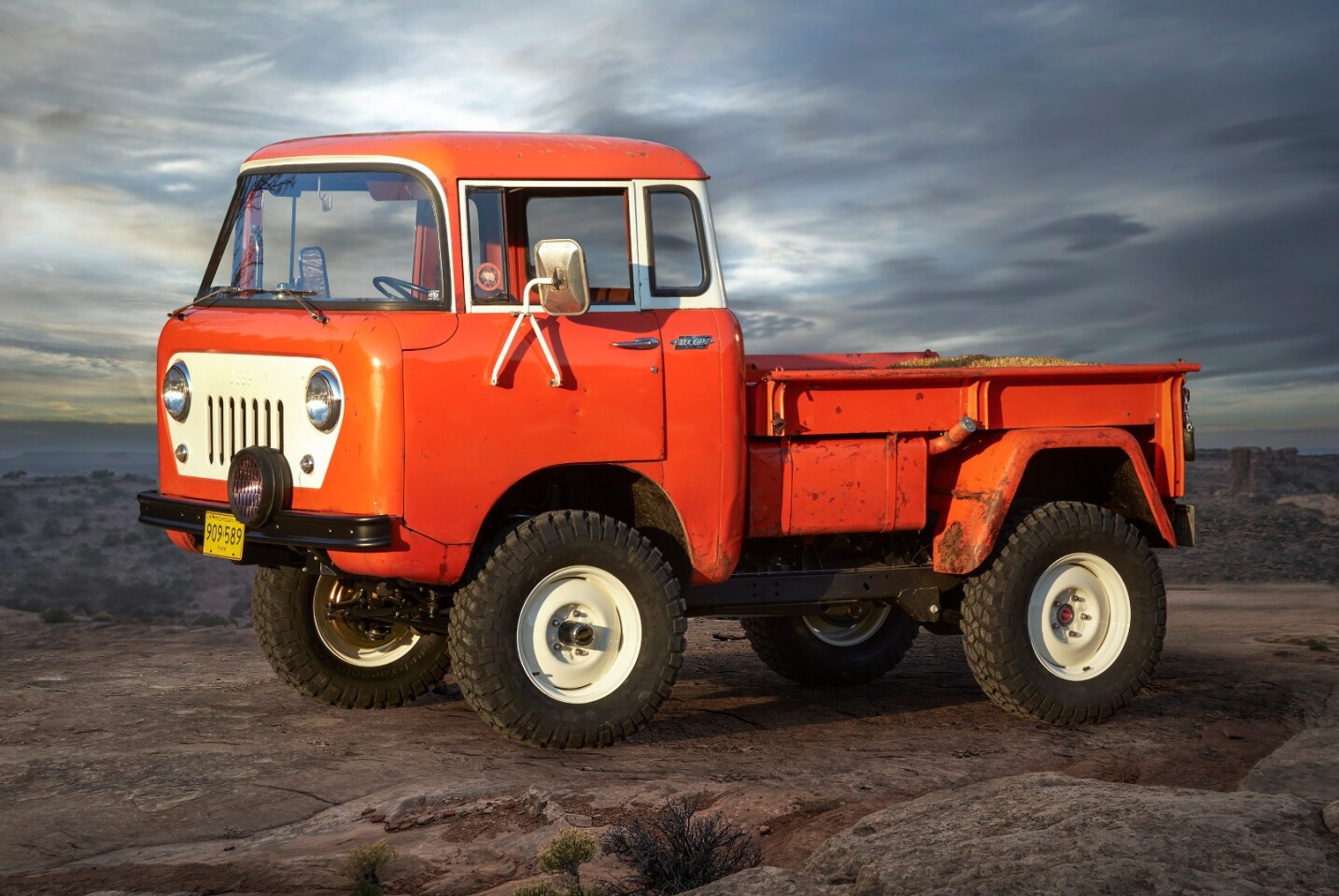 The FC150's interior features a duck hunting headliner and vinyl seats
