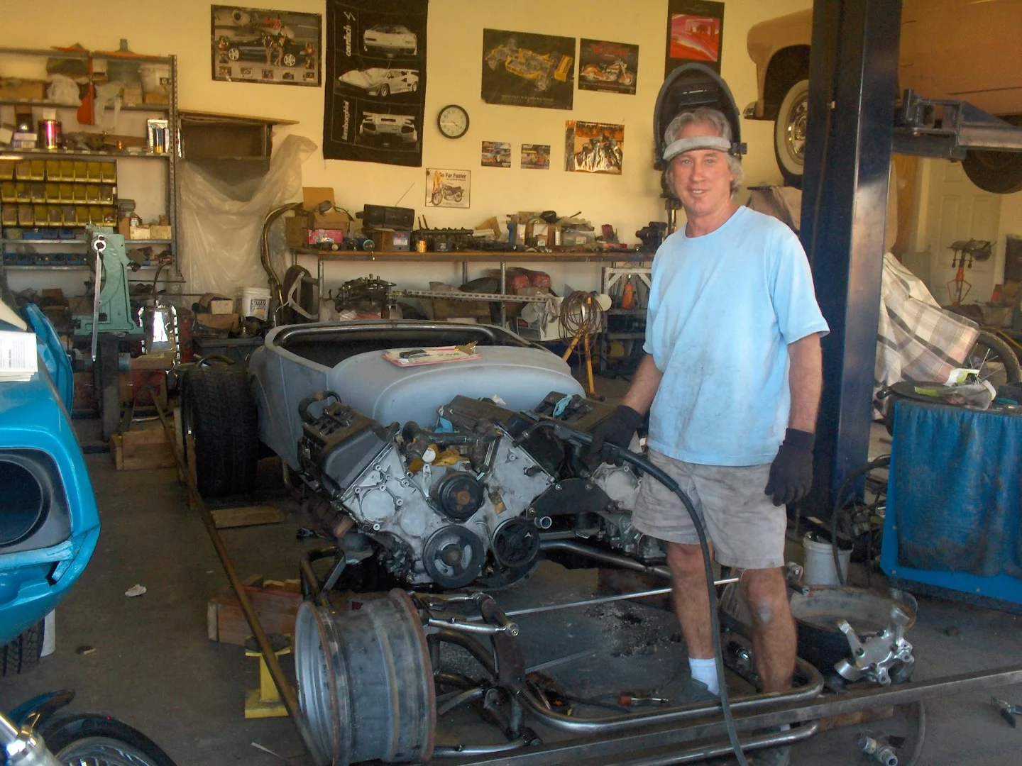 Tronson during the build phase on Double Trouble.