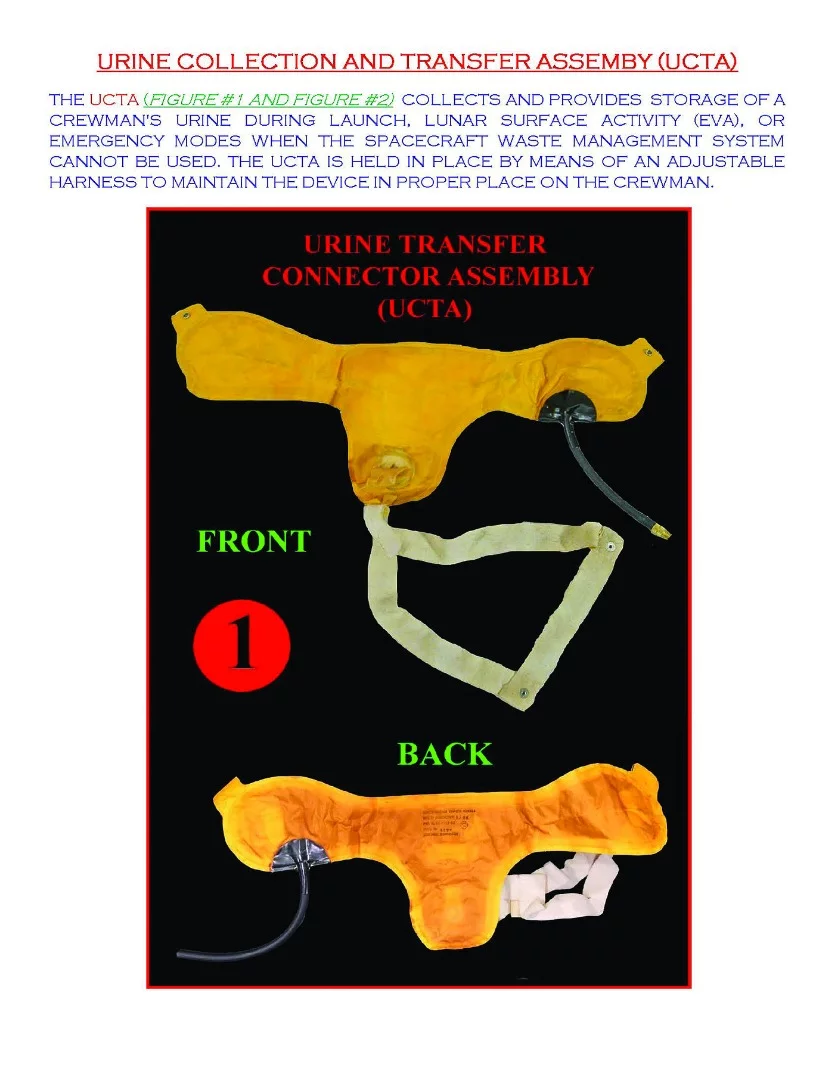 Details of the urine collection system