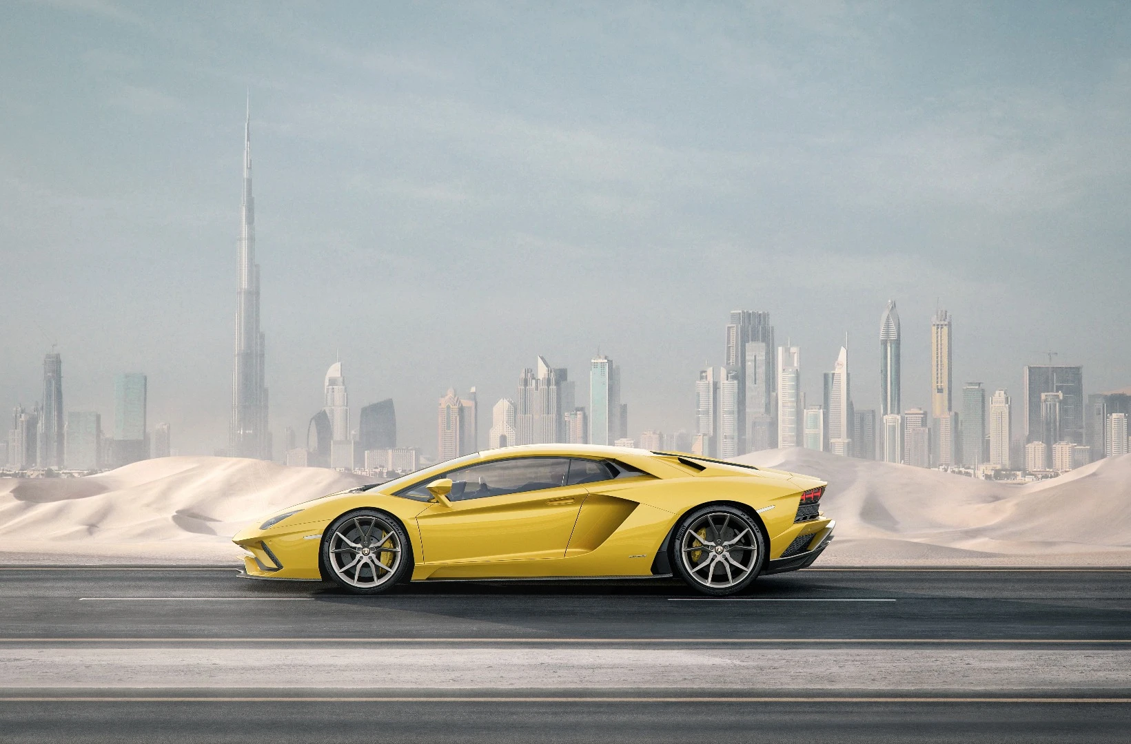 The Lamborghini Aventador S still has a gorgeous, wedgy shape