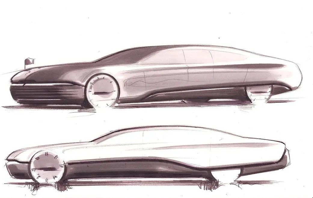 Concept by Sergey Kirsanov (Image: Cardesign.ru: Transportation Design)