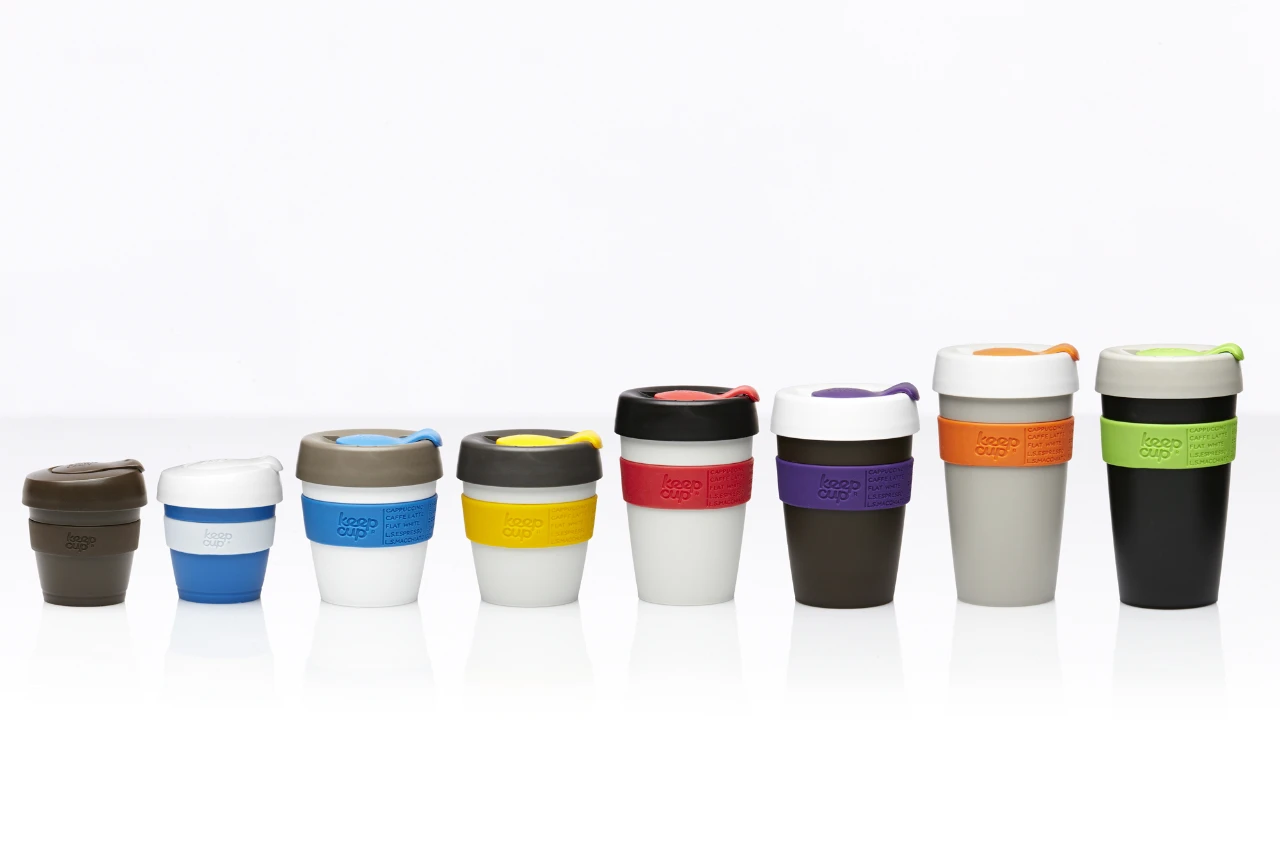 KeepCup comes in a diverse range of colors and sizes
