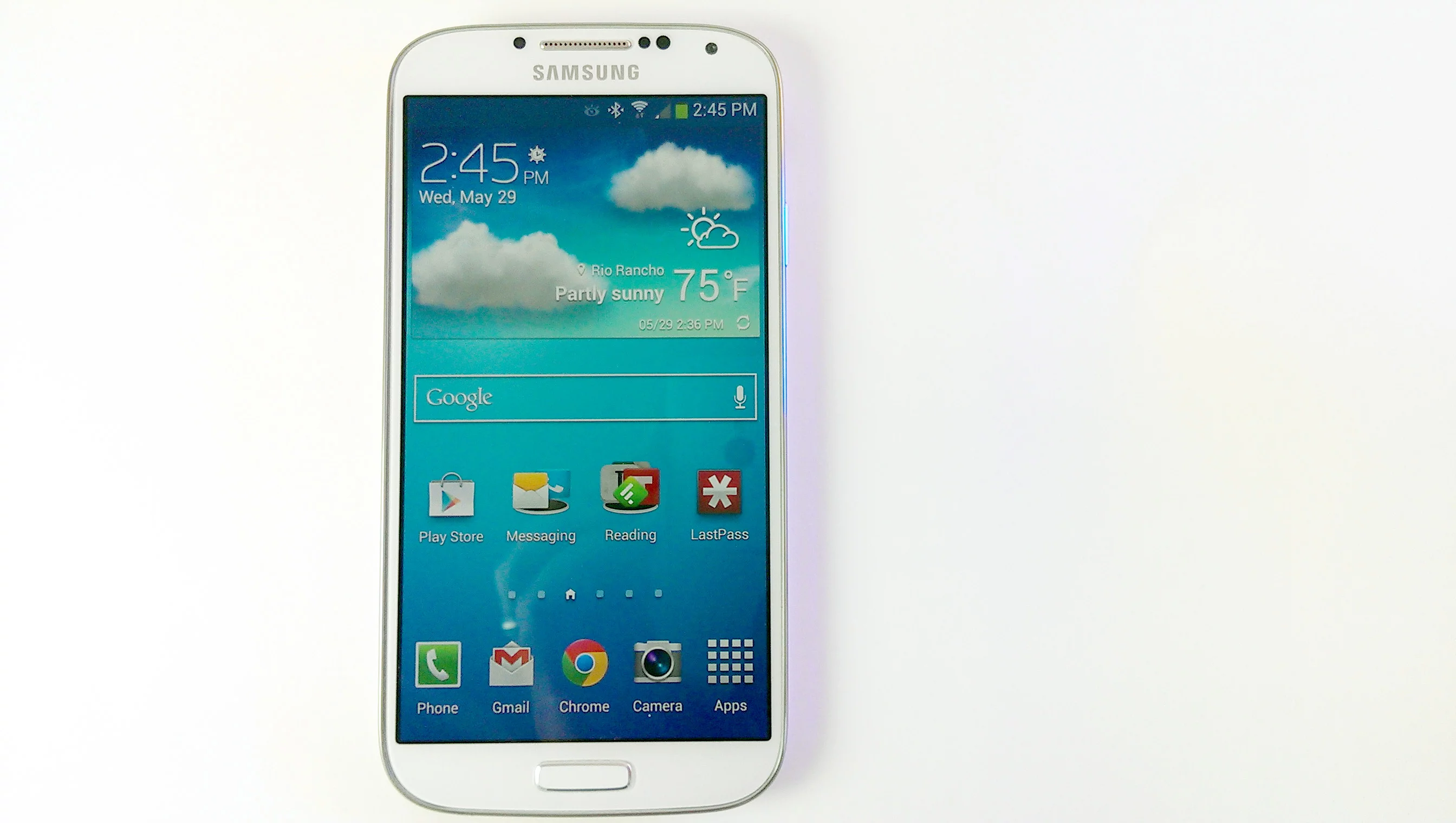 On the GS4, Samsung's TouchWiz sits on top of Android 4.2