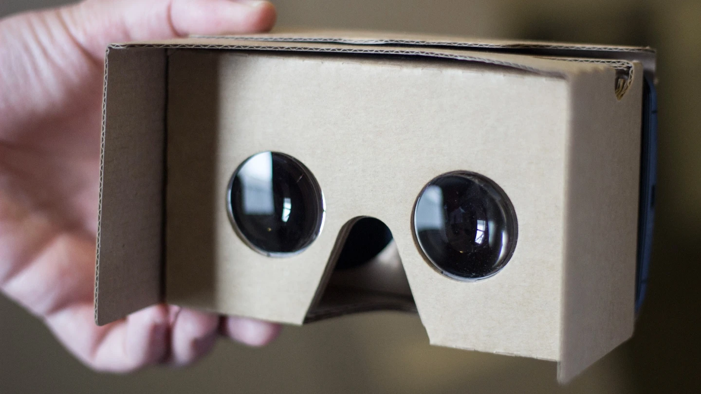 A cheap Google Cardboard headset – better for a quick taste than anything sustainable