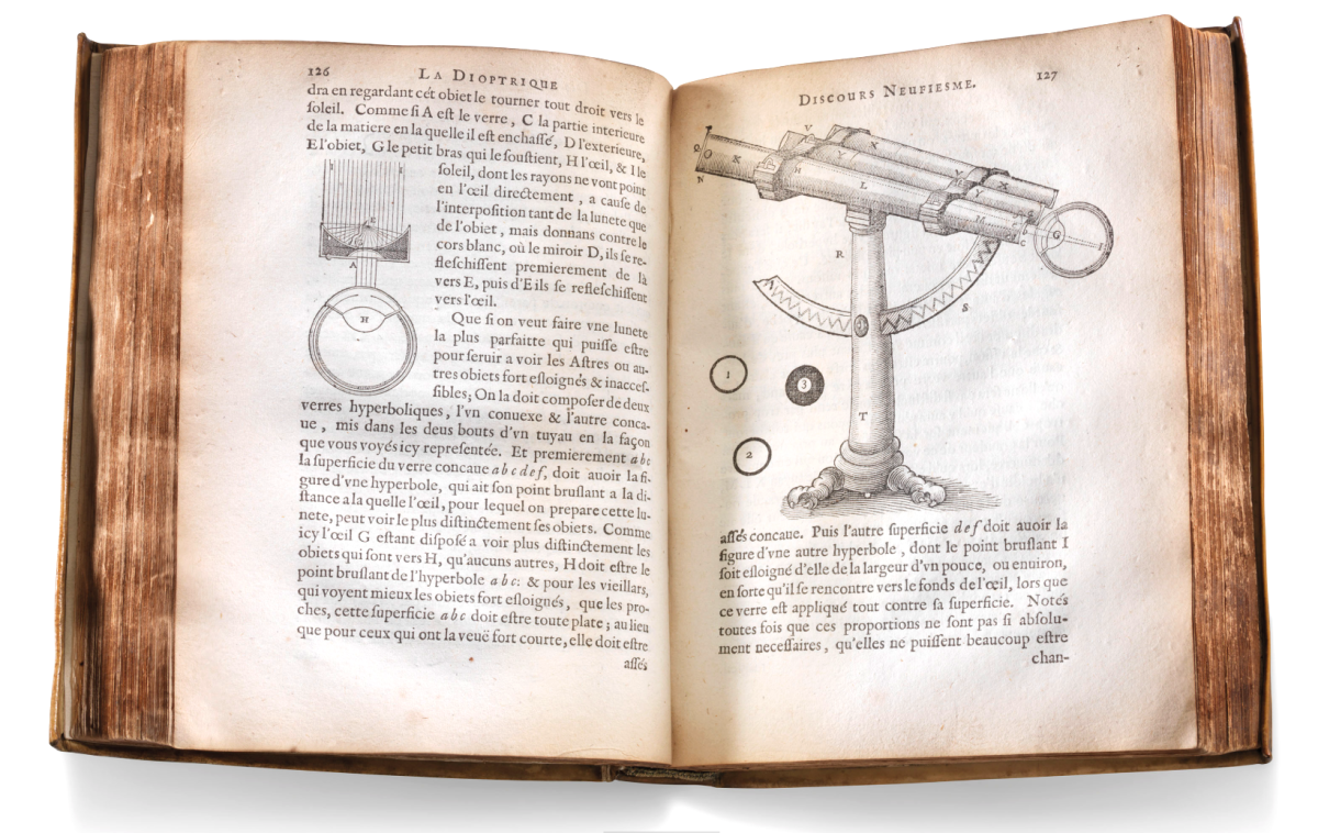 Discours de la méthode pour bien conduire sa raison, et chercher la vérité dans les sciences by René Descartes | Auction Description | Estimate: $101,280 to $151,920