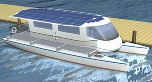 Solar shuttle to ferry passengers