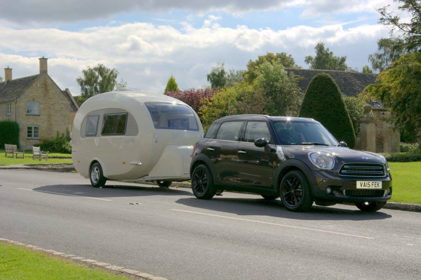 The Barefoot Caravan weighs just over 2,000 pounds