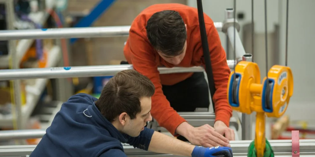 Scientists tend to the Tokamak Energy's experimental nuclear reactor