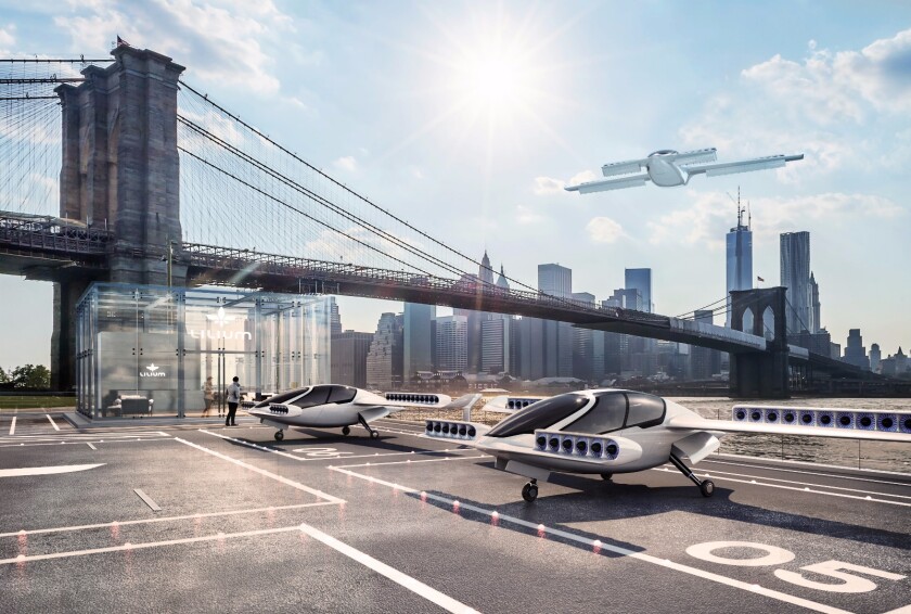 The new air taxi can fly from JFK to Manhattan in five minutes