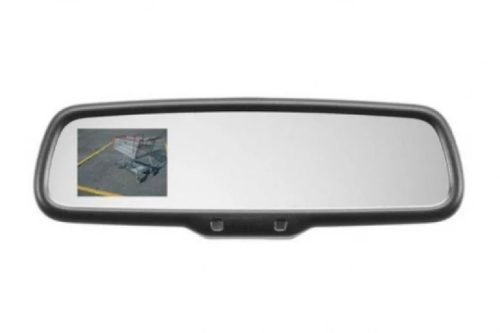 The Gentex Rear Camera Display Mirror automatically displays a rear view when reversing