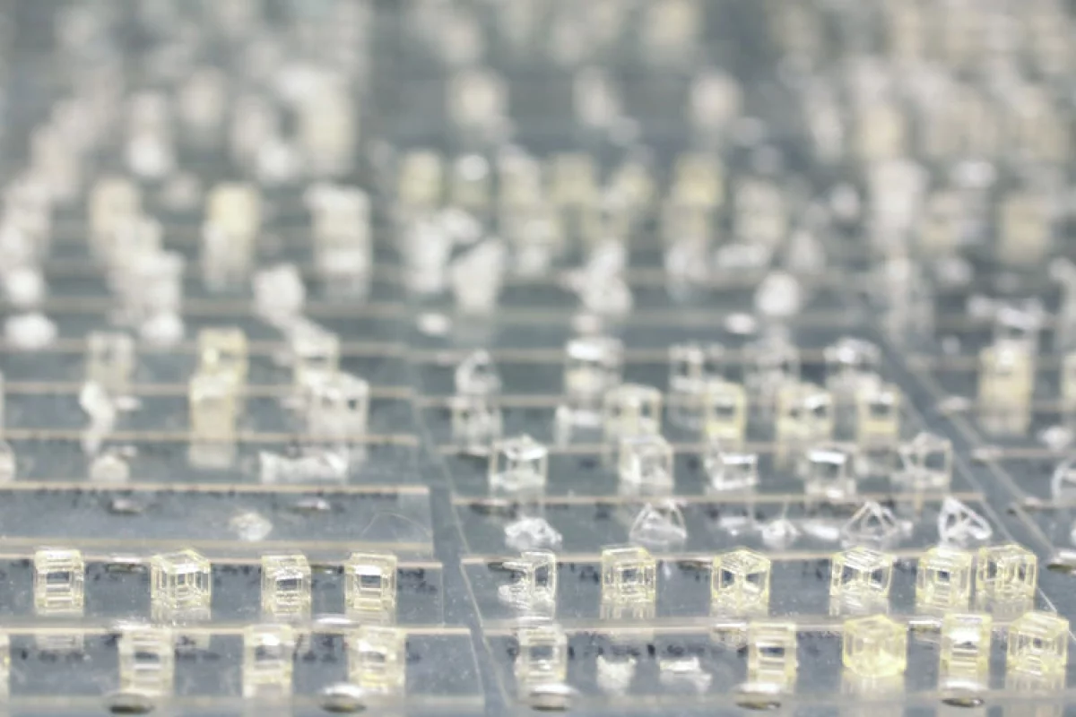 Volumetric printing replaces layering with a process that creates the entire object simultaneously