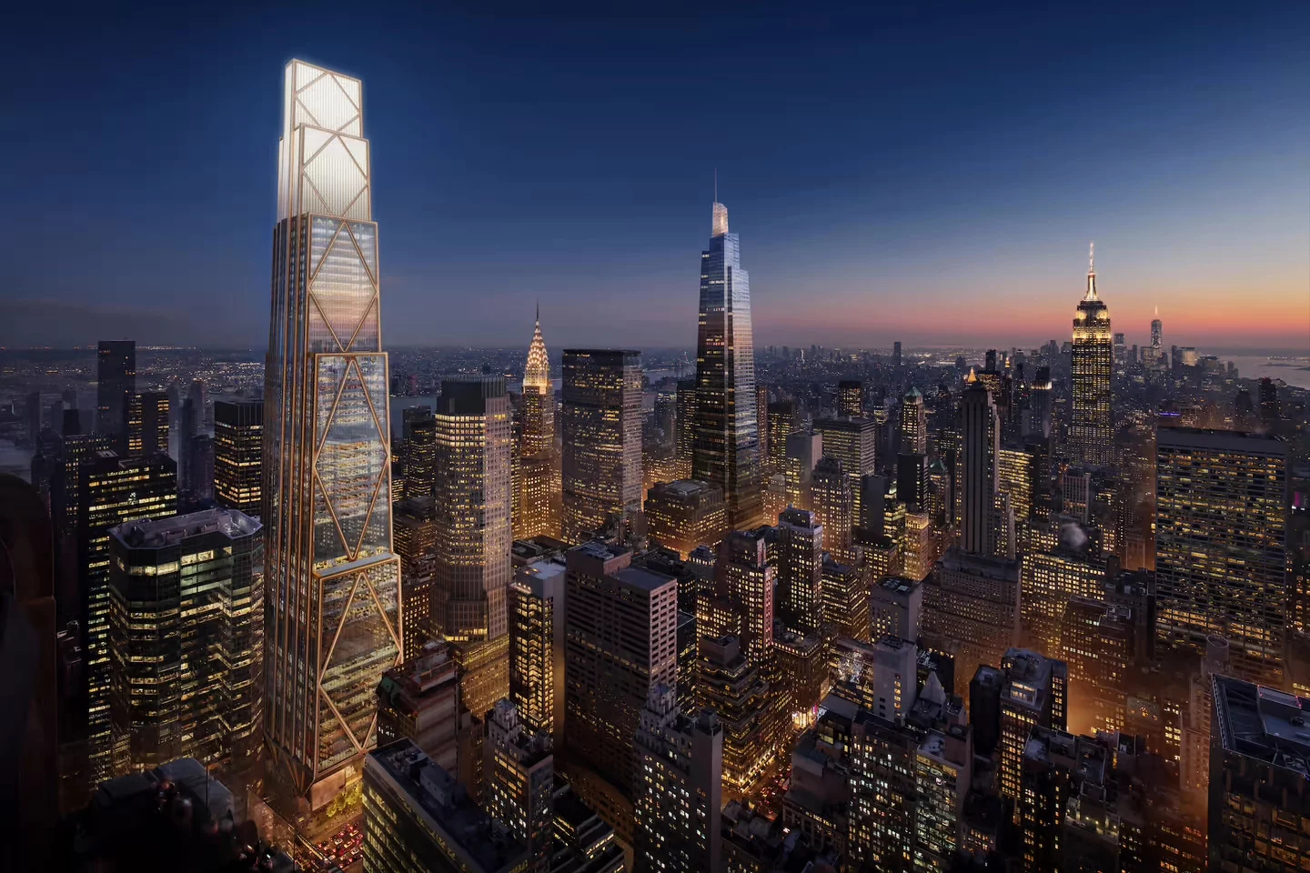 Designed by Foster + Partners, 270 Park Avenue will be the new global headquarters of banking company JPMorganChase