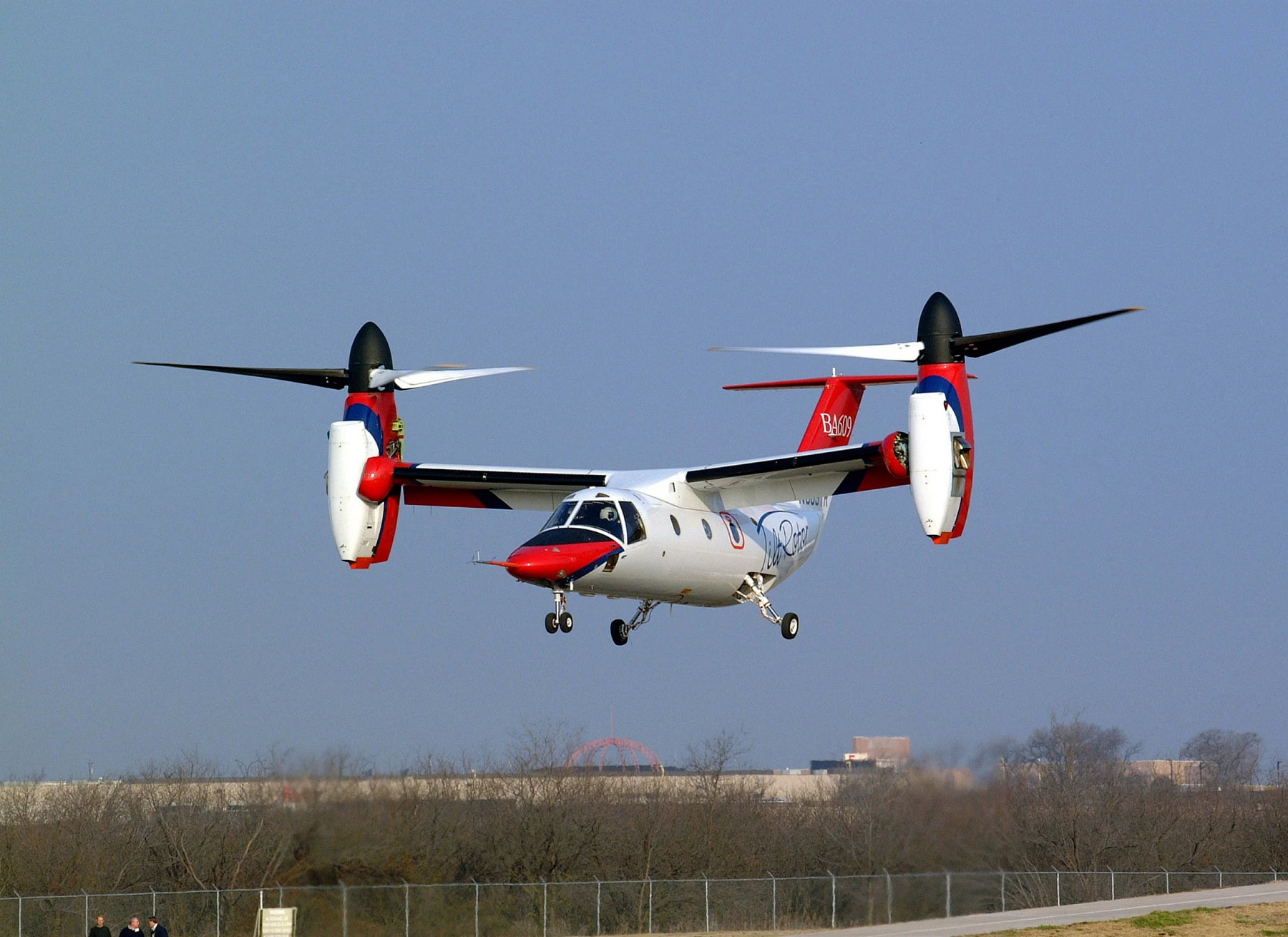 The AW609 tiltrotor aircraft puts its VTOL capabilities to use
