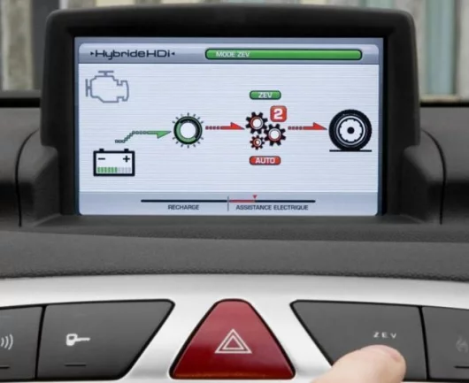 The dash simulation diagram is shared by both cars