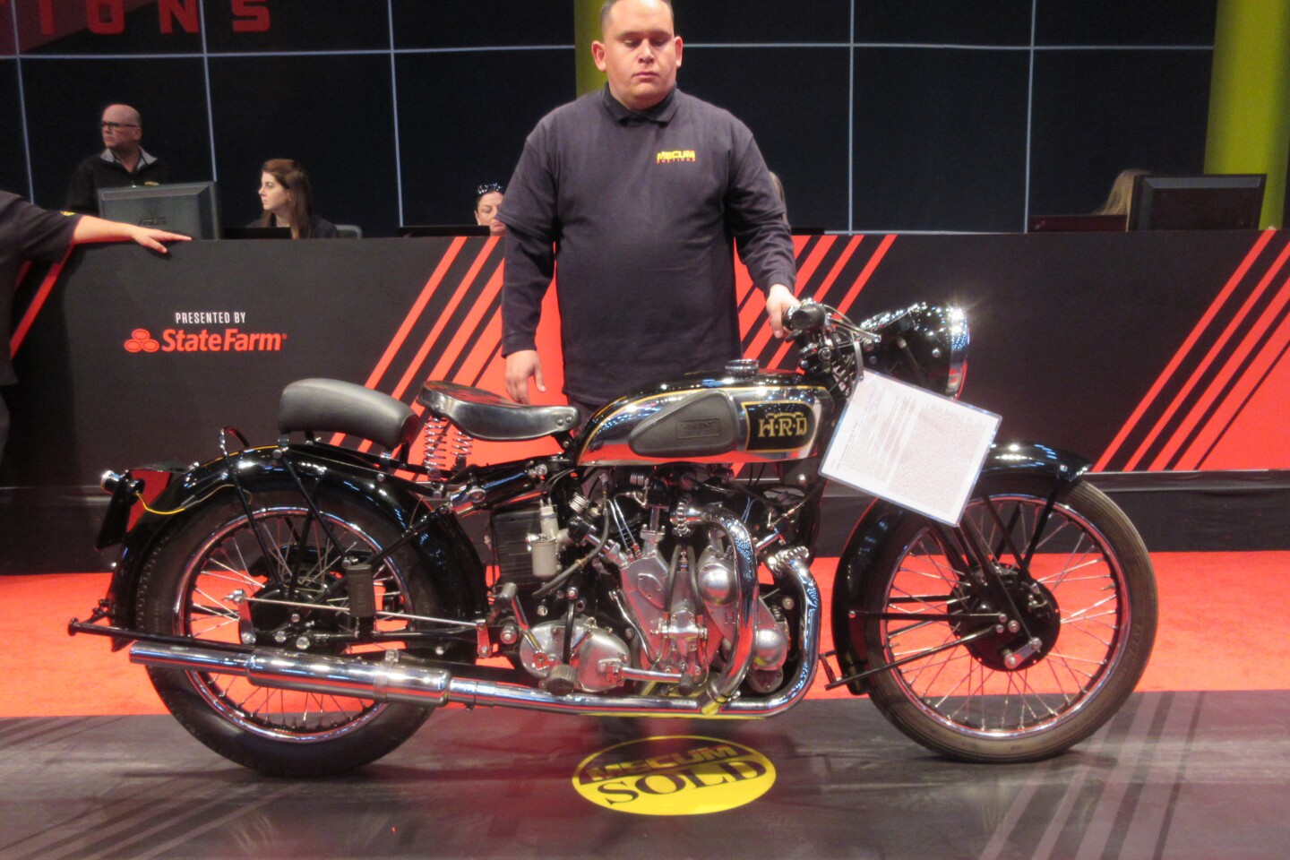 1938 Vincent HRD Series A Rapide Pic 1