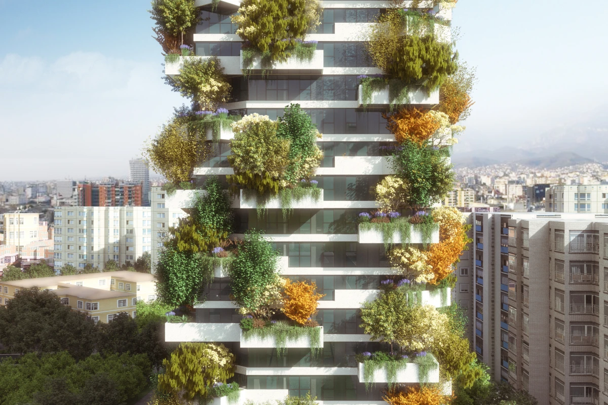 The Vertical Forest of Tirana will rise to 21 floors