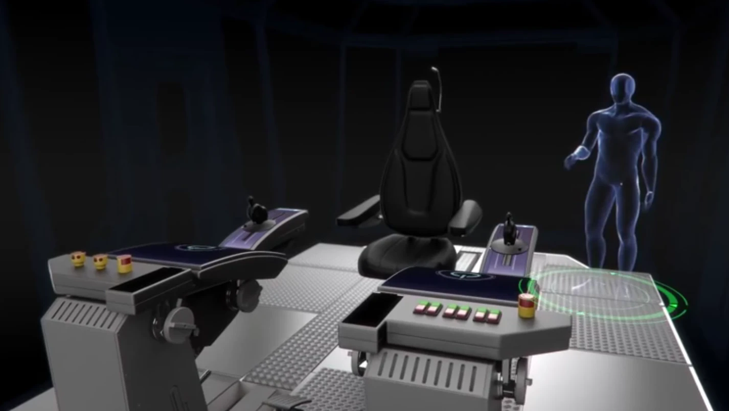 The workstation detects the user and adjusts itself accordingly