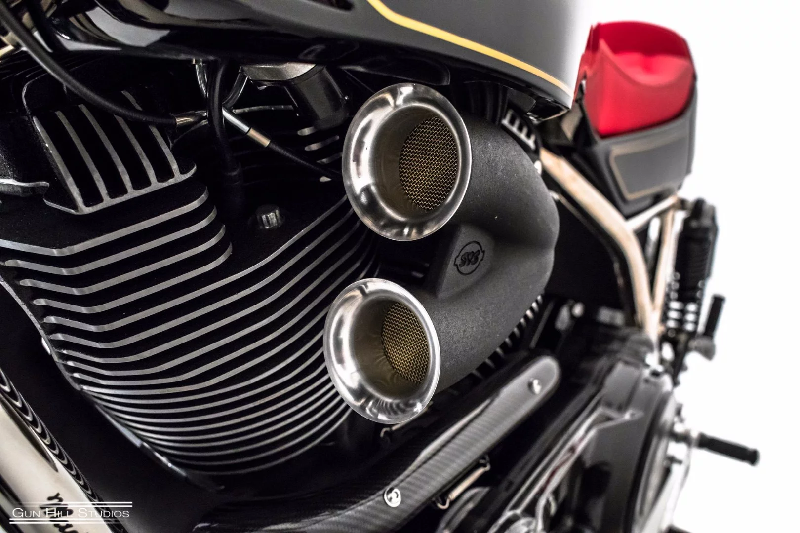 The air intakes of the Hesketh Valiant SC