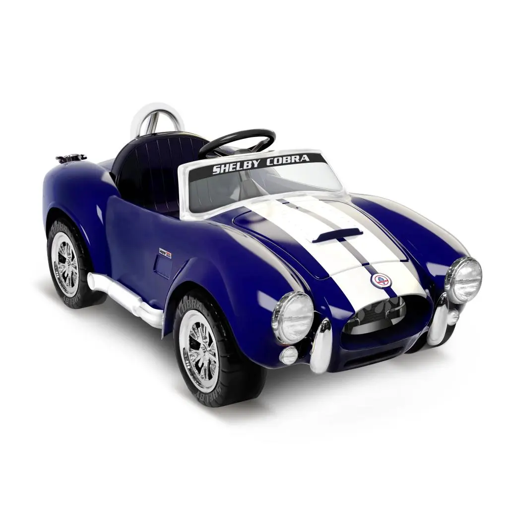 The Shelby Cobra 427 "ride on" gives youngsters a classic ride