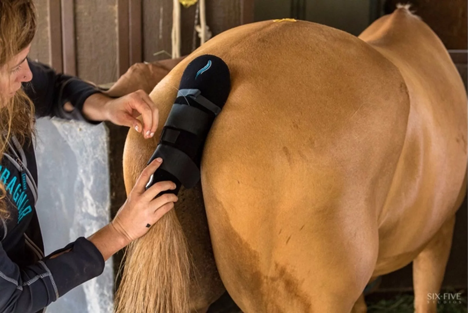 The Tail Lights System attaches with a proprietory wrap