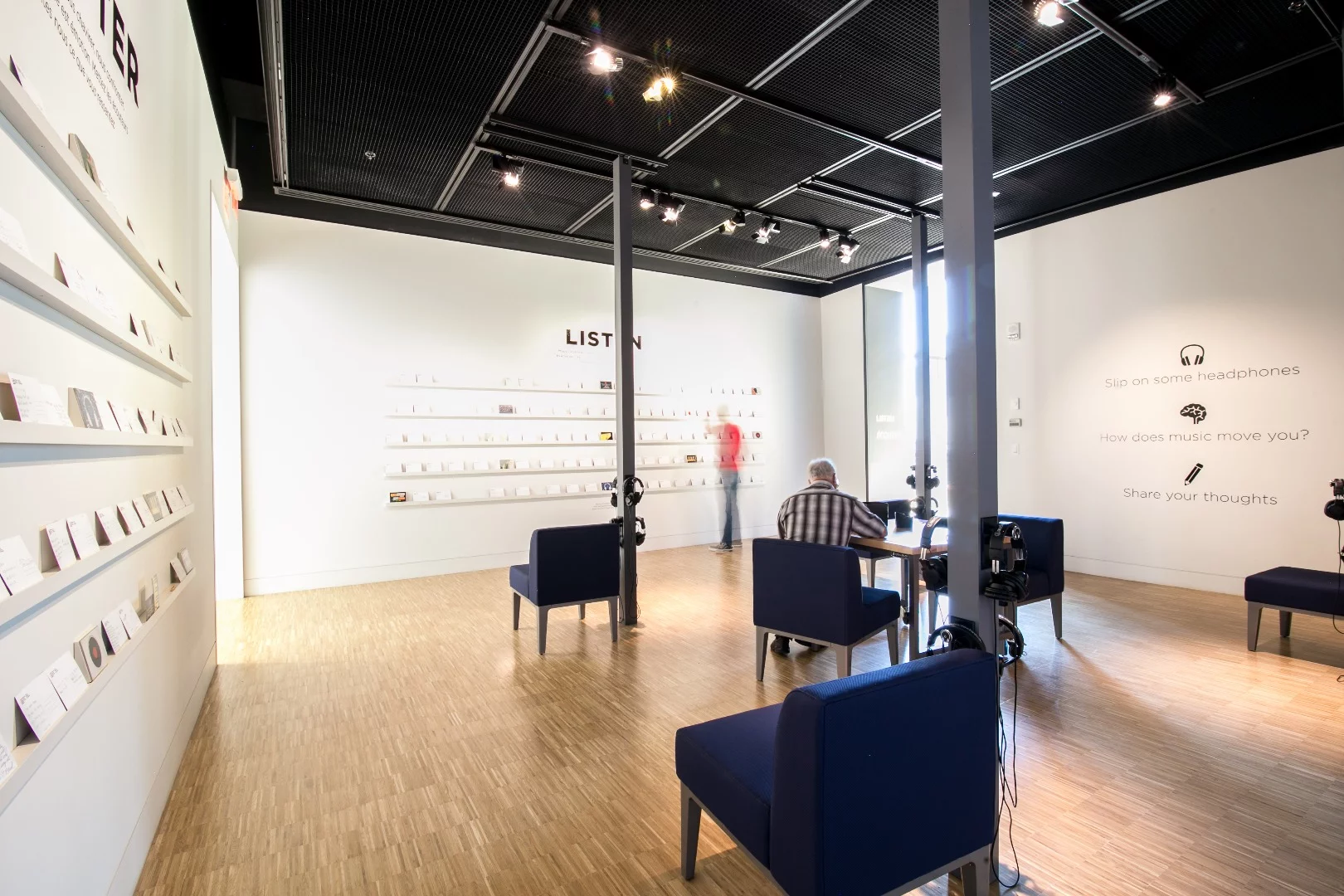 Studio Bell includes various interactive spaces, allowing visitors to touch, hear and experience sound in different ways