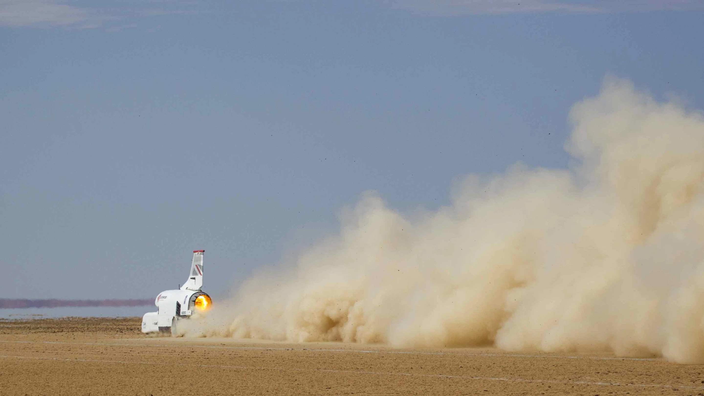 The Bloodhound LSR car has now completed its phase of high-speed testing