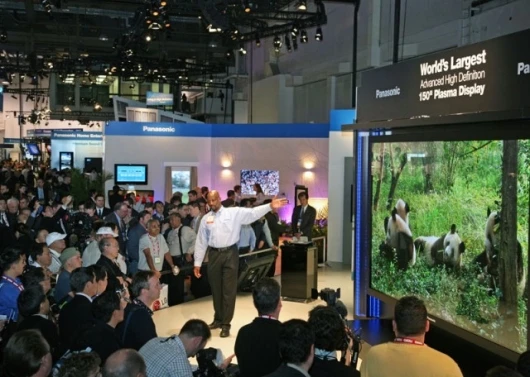 Panasonic unveil the world's largest advanced HD 150" plasma display
