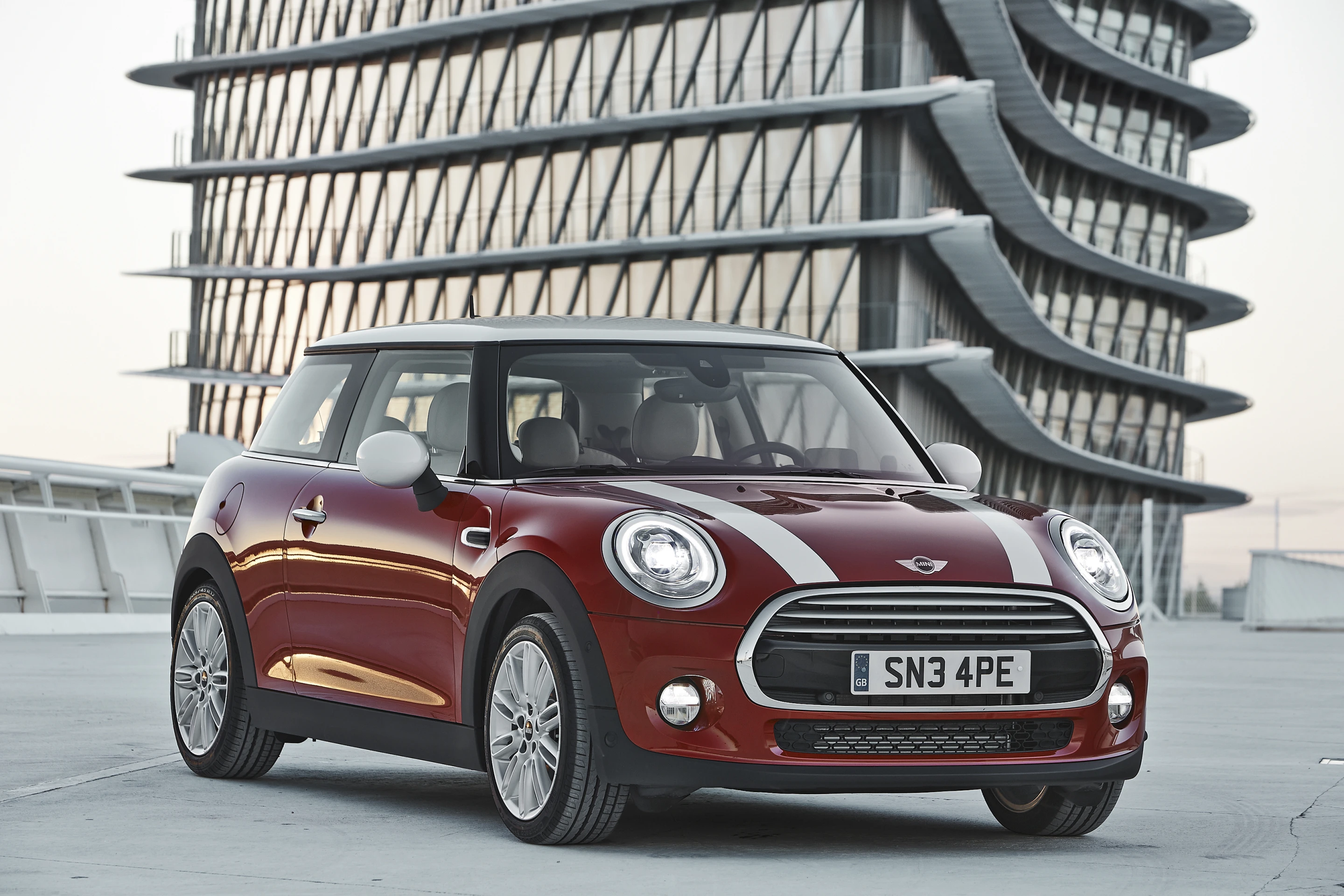 The new Mini Cooper has a redesigned roof