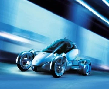 3-wheeler at speed