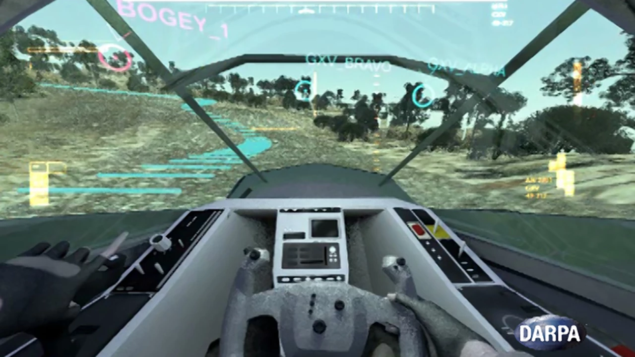 DARPA’s concept provides the driver with a closed cockpit, that's equipped with visualization technologies (Image: DARPA)