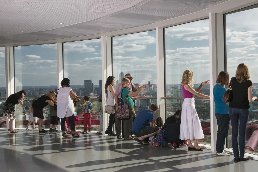 Visitors can already ascend the ArcelorMittal Orbit and take in the surrounding views from its viewing platforms