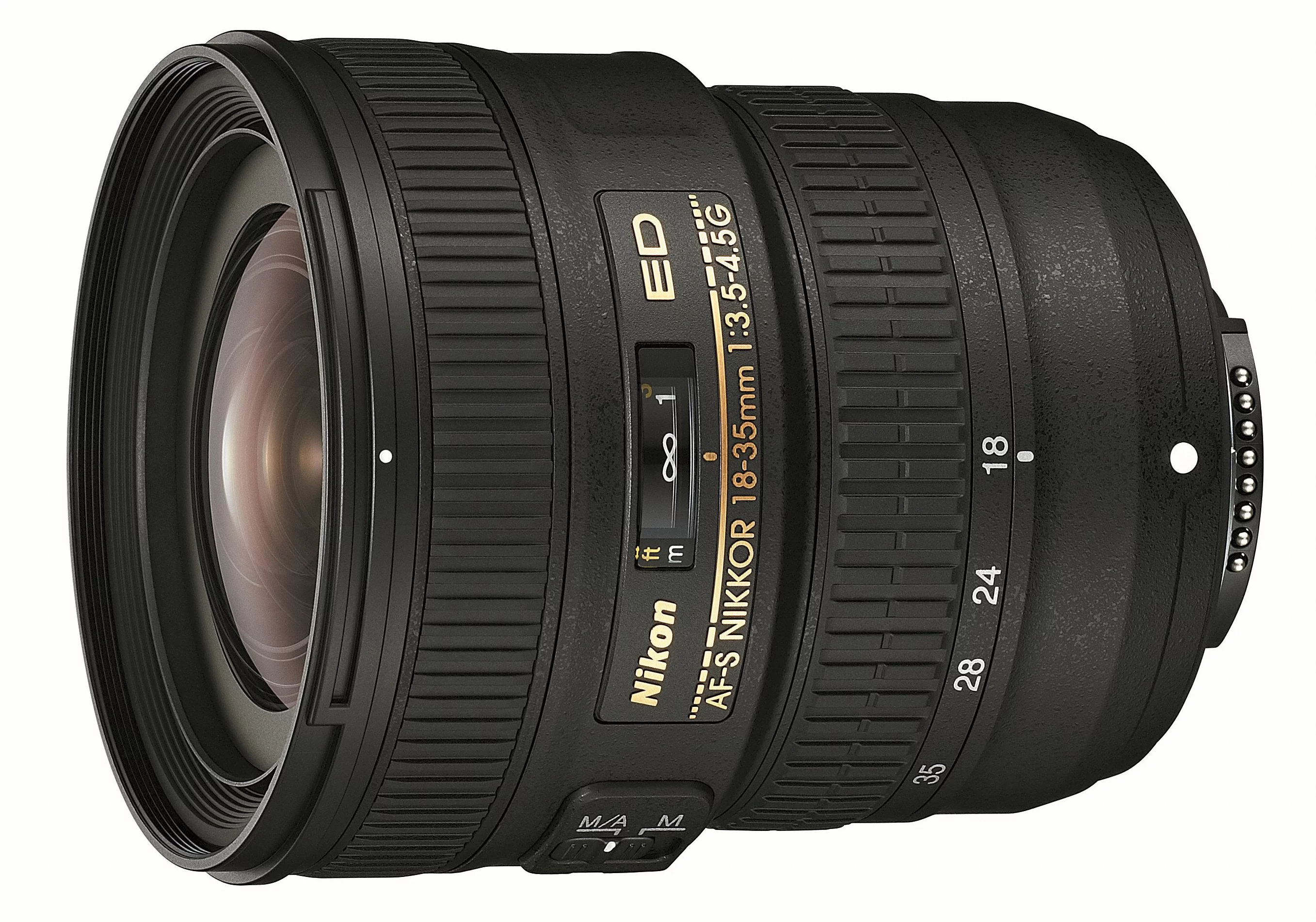 Nikon says the NIKKOR 18-35mm f/3.5-4.5G has been optimized for ultra-high-pixel-count D-SLR cameras