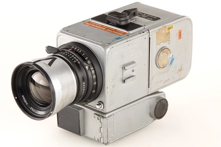 The Hasselblad Data Camera from Apollo 15 is the only one to make the return trip to Earth (Image: Westlicht)