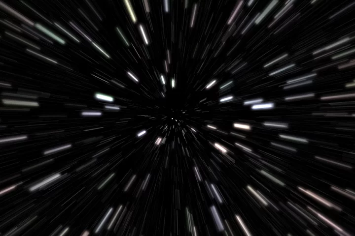 Hyperspace as depicted by popular movies and TV shows (Image: Shutterstock)