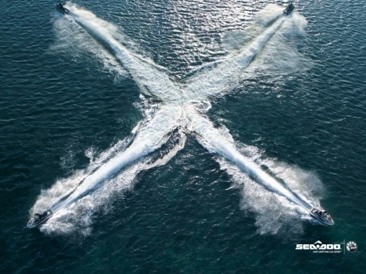 Seadoo's new X-designated 255 bhp weapons en masse