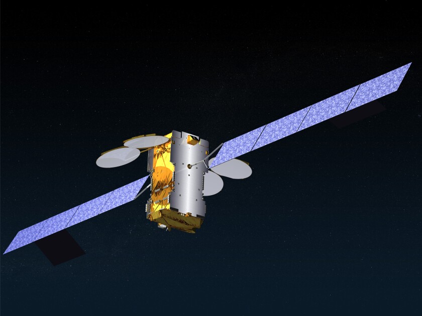 The KA-SAT broadband internet satellite launched in December, which has just gone into service above Europe